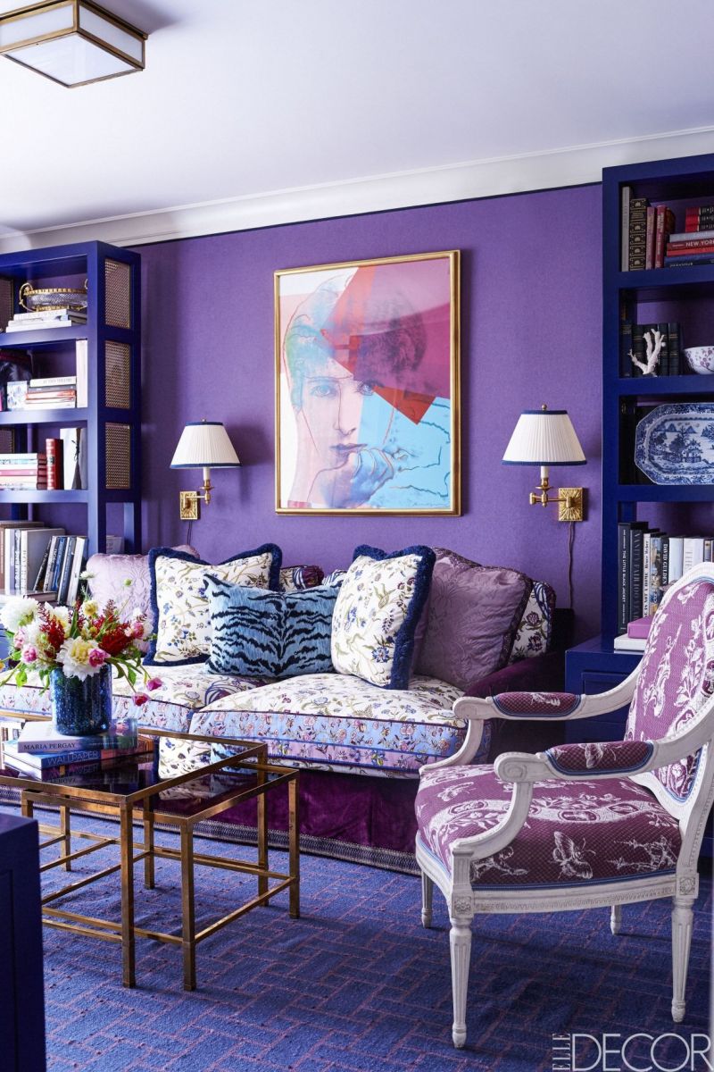 Màu sơn nhà đẹp tím Ultra Violet số 1