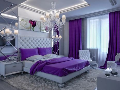 Màu sơn nhà đẹp tím Ultra Violet số 10