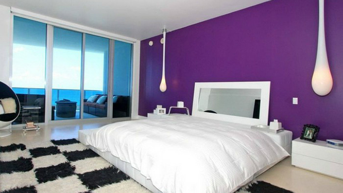 Màu sơn nhà đẹp tím Ultra Violet số 11