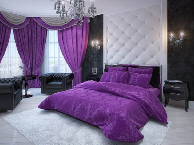 Màu sơn nhà đẹp tím Ultra Violet số 9