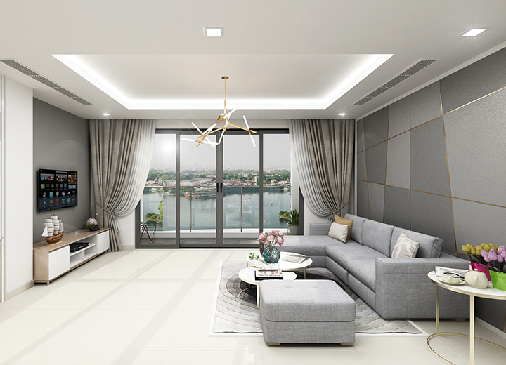 Nội thất màu trung tính không làm ảnh hưởng đến màu sơn nhà