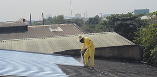 phun nước làm mát mái tôn