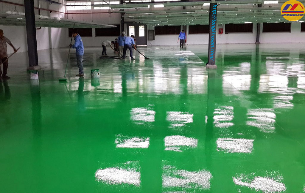 sàn epoxy bong đẹp