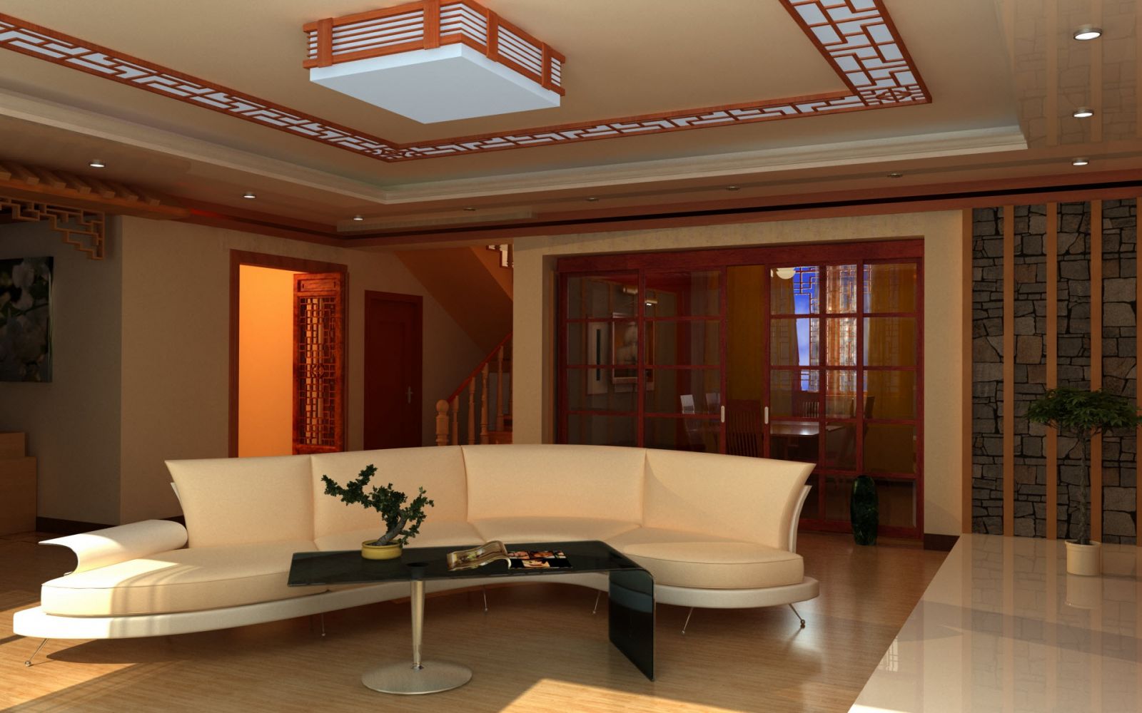 nhà màu vàng nâu cho gia chủ mệnh Kim
