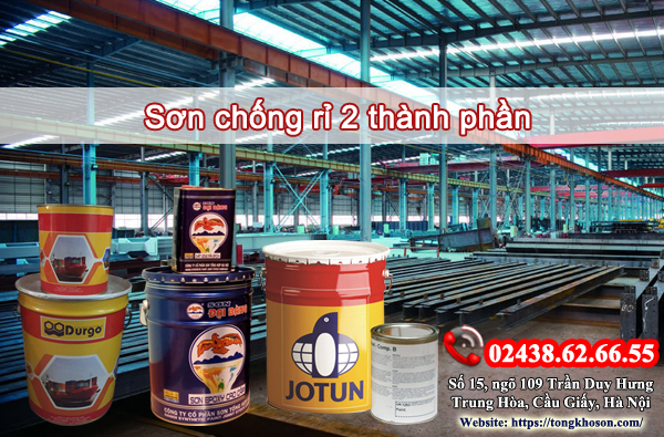 sơn chống rỉ 2 thành phần
