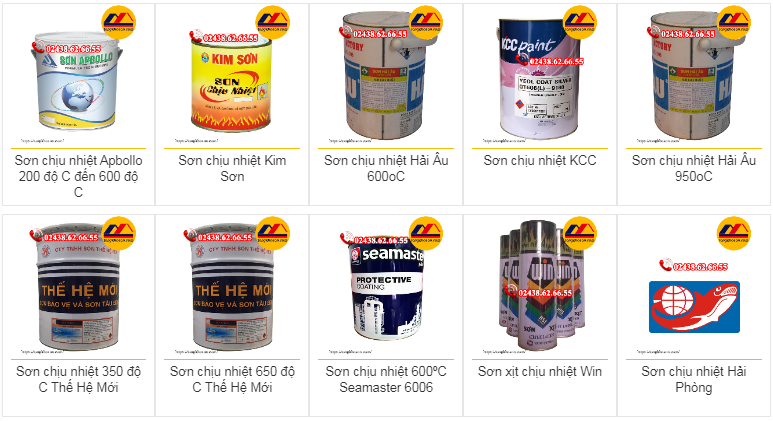 Sơn chống rỉ chịu nhiệt 2