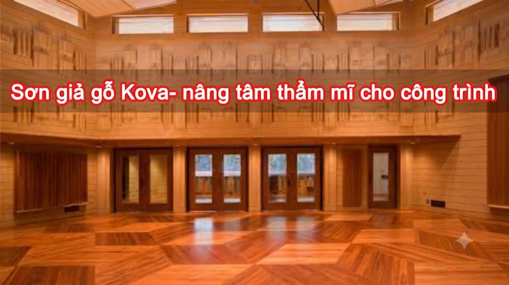 Sơn giả gỗ Kova- nâng tầm thẩm mỹ cho công trình