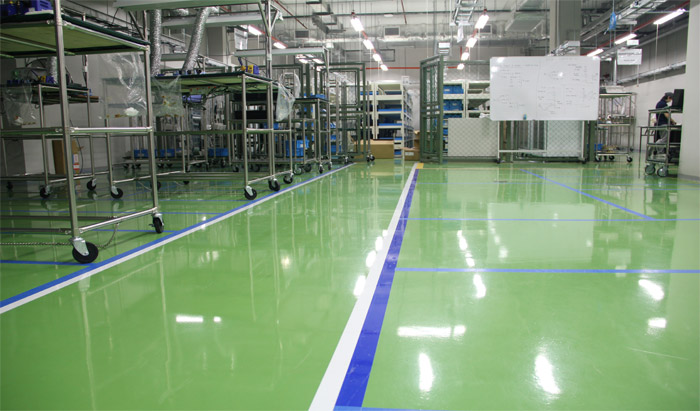 Sơn kẻ vạch kho xưởng 3