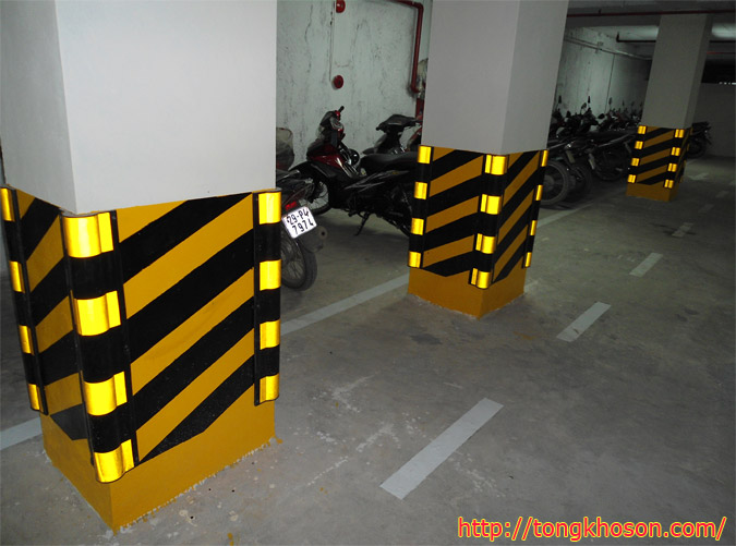 sơn phản quang chân cột