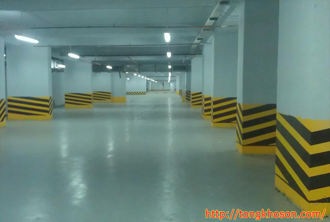sơn phản quang chân cột