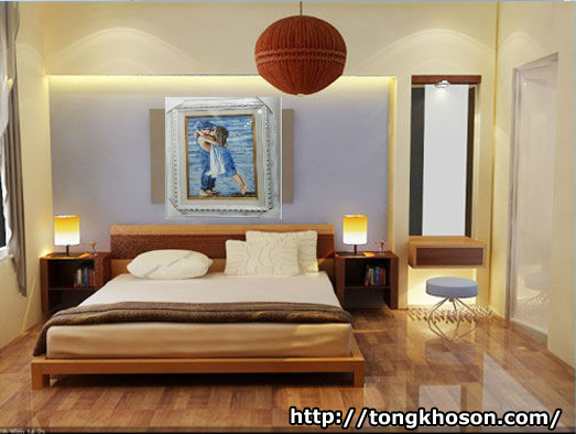 Sơn phòng ngủ vợ chồng đẹp