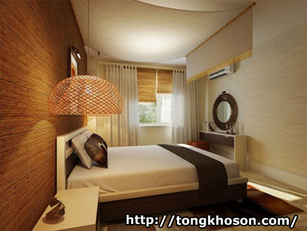 Sơn phòng ngủ vợ chồng đẹp