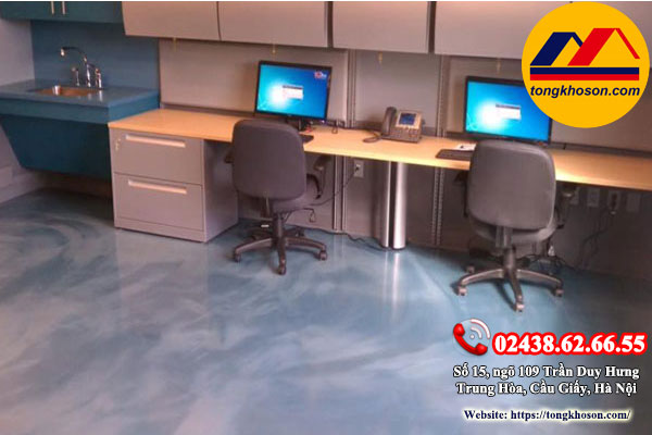 Thi công sơn epoxy cho sàn văn phòng Thi công sơn epoxy cho sàn văn phòng