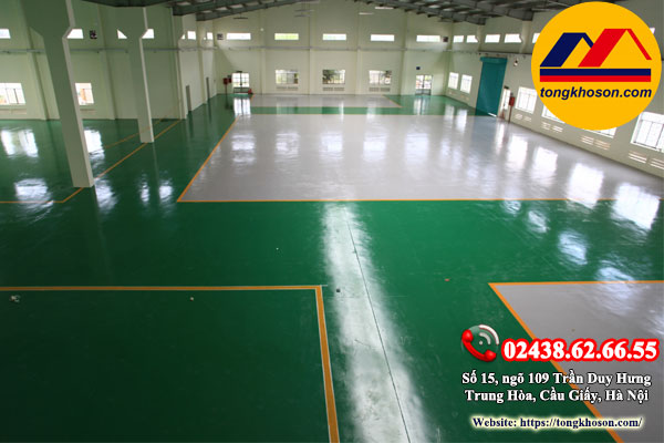 chọn màu sơn epoxy theo từng khu vực