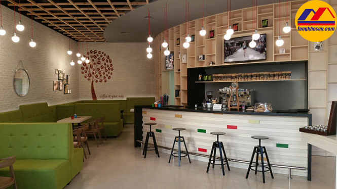 sơn epoxy cho quán cafe