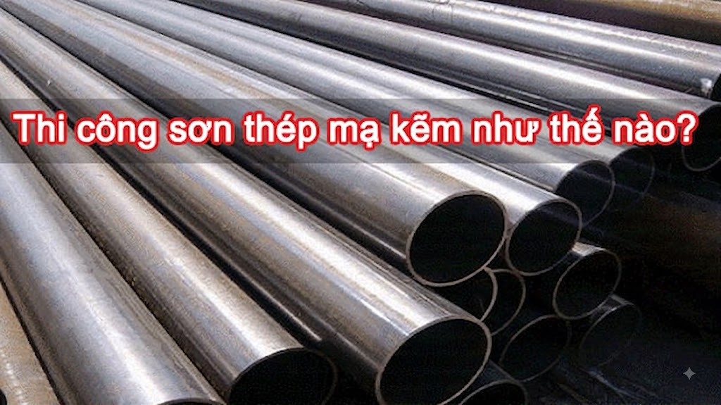 Thi công sơn thép mạ kẽm như thế nào?