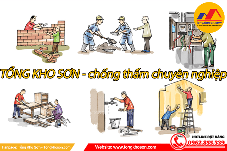 Tổng Kho sơn - chống thấm chuyên nghiệp