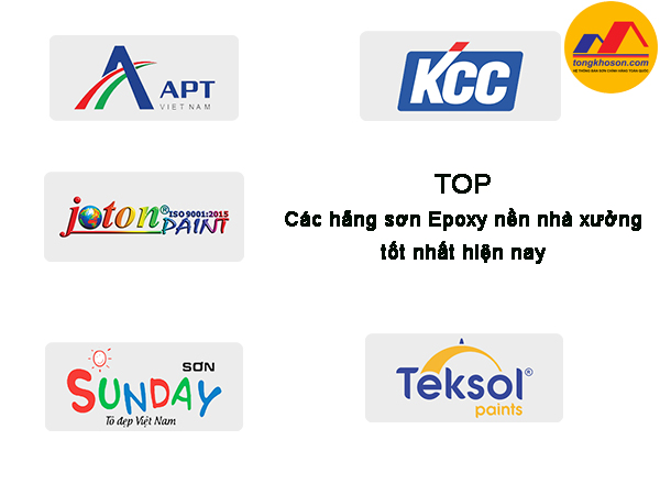 Top các hãng sơn Epoxy nên dùng