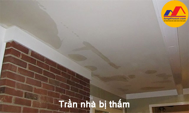 Trần nhà bị thấm