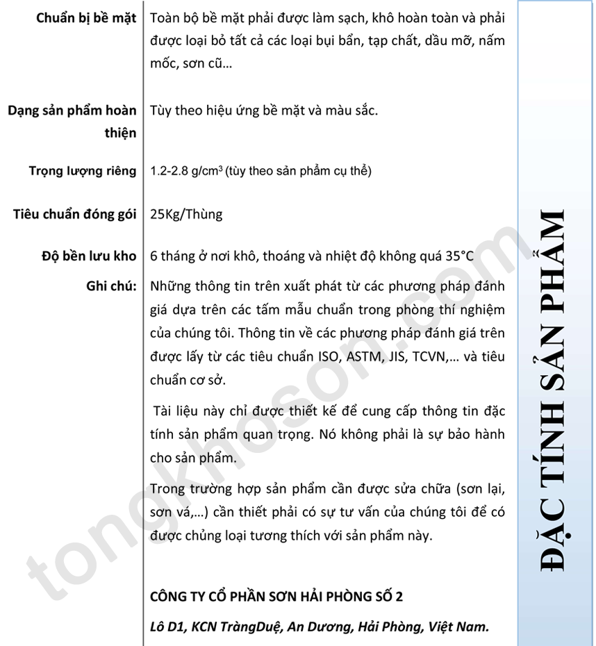 Tài liệu kỹ thuật sơn bột tĩnh điện Epoxy SELAC
