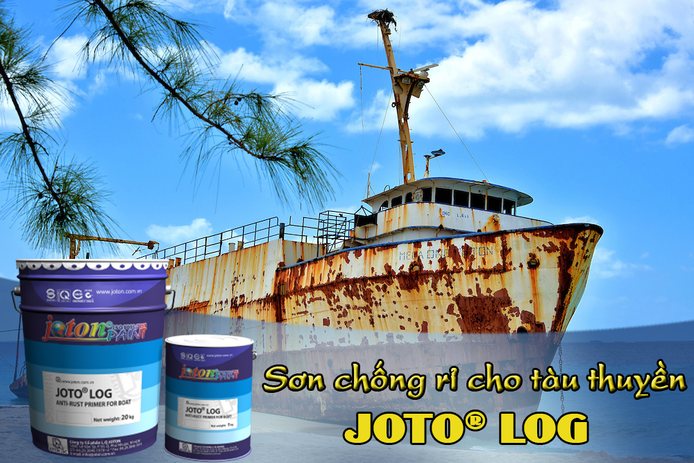 sơn chống rỉ cho tàu thuyền joto Log