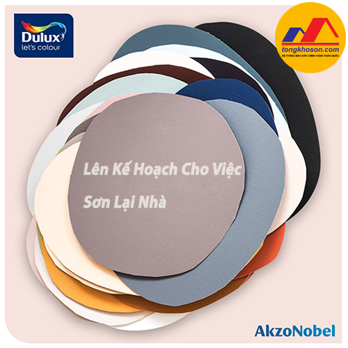 Lên kế hoạch cho việc sơn lại nhà