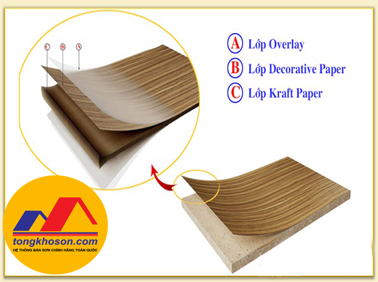 Lớp sơn màu gỗ