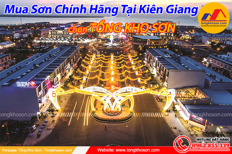 Mua sơn chính hãng tại Kiên Giang