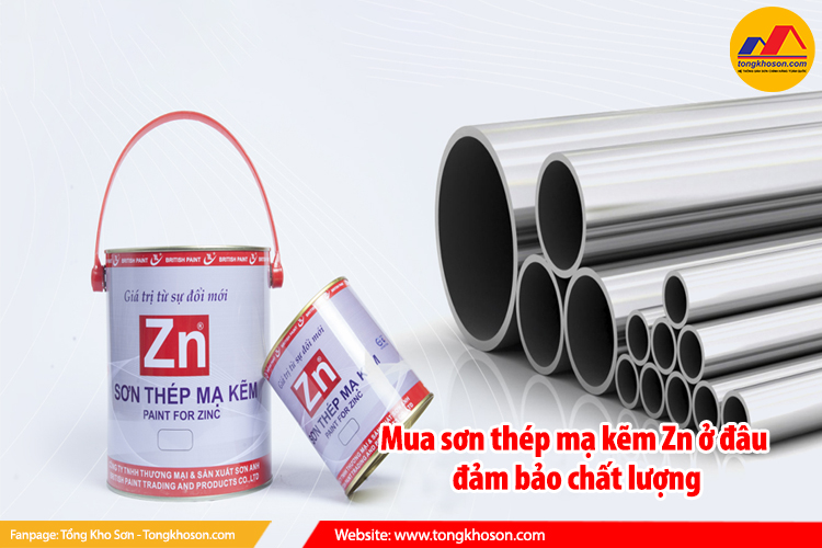Mua sơn thép mạ kẽm Zn ở đâu đảm bảo chất lượng