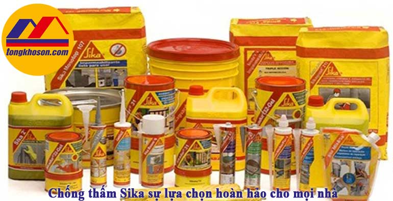 Đại lý bán và phân phối sơn chống thấm sika uy tín giá tốt