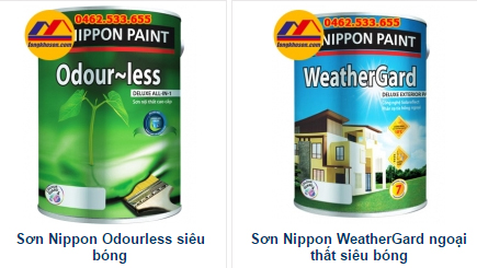 sơn nippon bóng