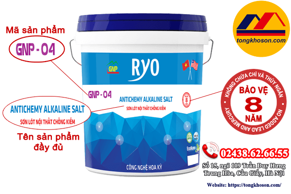 Sơn lót chống kiềm Ryo nội thất