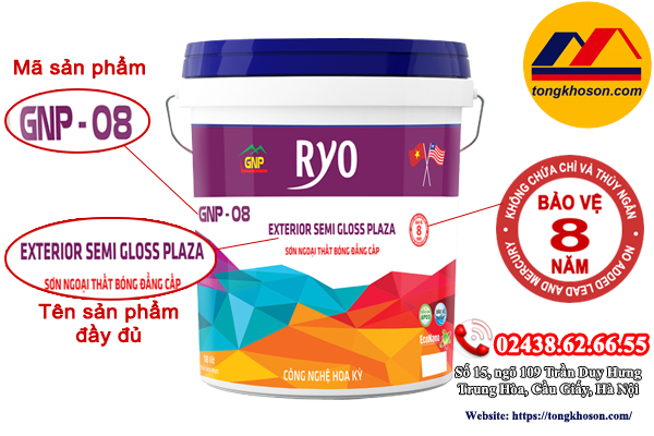 Sơn Ryo ngoại thất bóng đẳng cấp