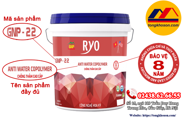 Sơn chống thấm Ryo