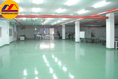 Sơn epoxy sàn nhà xưởng