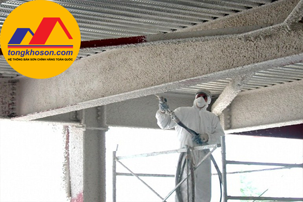 Các bước thi công sơn chống cháy