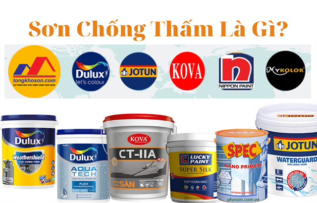 Sơn chống thấm là sơn gì 