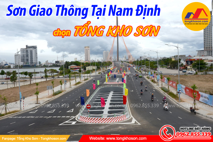 Sơn giao thông tại Nam Định