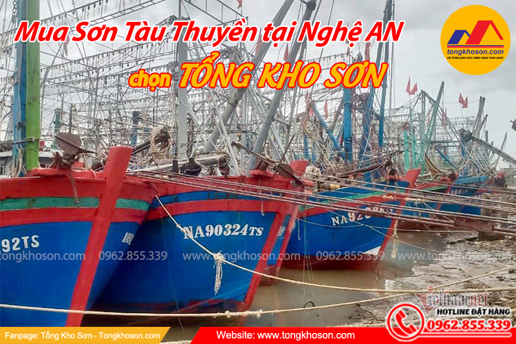 Sơn tàu thuyền tại Nghệ An