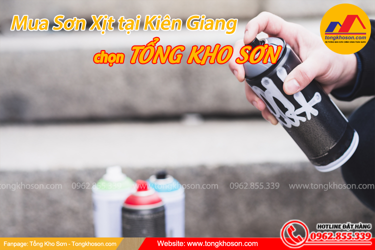 Sơn xịt tại Kiêng Giang chính hãng
