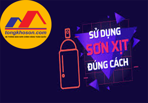 Sử dụng sơn xịt đúng cách