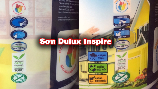 Sơn Dulux Inspire đạt nhãn sơn công nghệ xanh