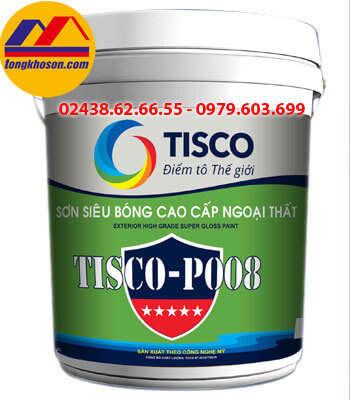 Tổng kho sơn Tisco ngoại thất siêu bóng