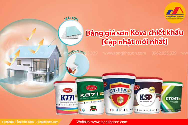 Bảng giá sơn Kova đã chiết khấu [Cập nhật mới nhất]