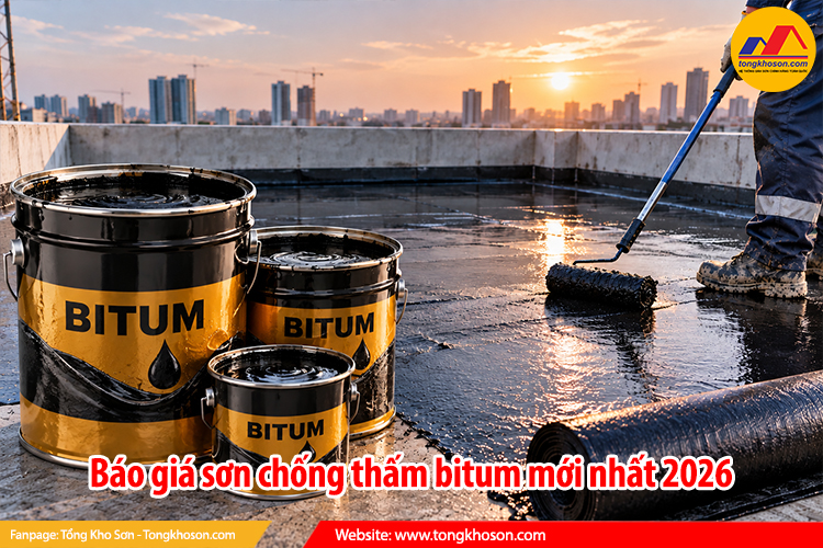 Báo giá sơn chống thấm bitum mới nhất 2026