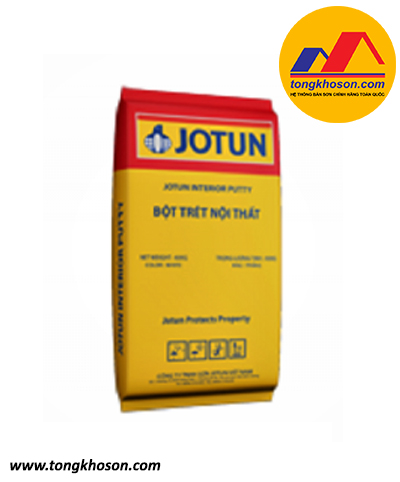 Bột bả Jotun nội thất Putty màu trắng
