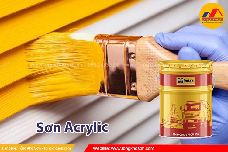 Các loại sơn Acrylic và ứng dụng của nó 