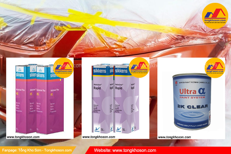 Sơn bóng sử dụng trong sơn sửa chữa ô tô 