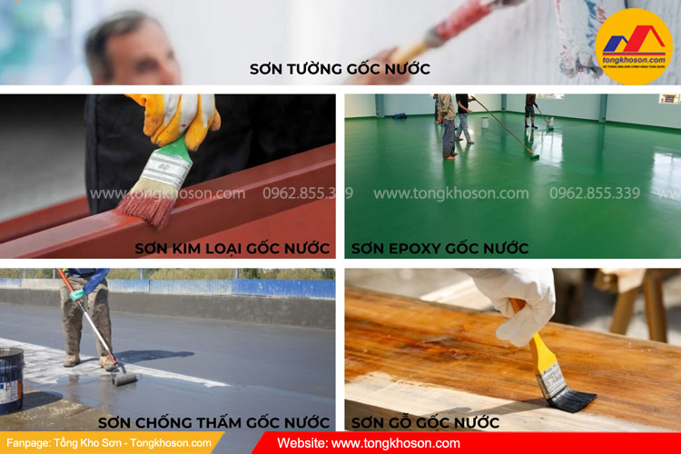 TOP 5 dòng sơn gốc nước phổ biến hiện nay