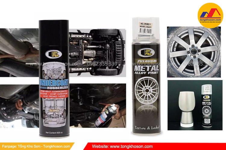 Sơn xịt sử dụng trong sơn sửa chữa ô tô 